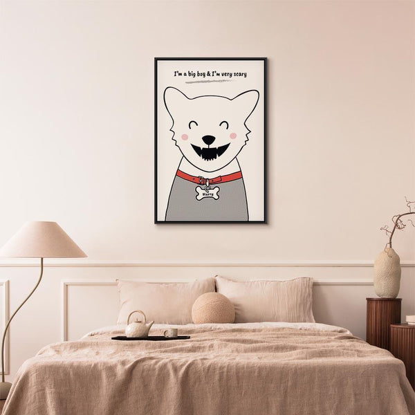 Quadro - Doggy Harry (1 Part) Vertical