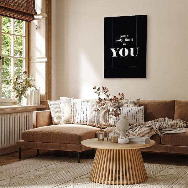 Quadro - Key to Success (1-part) - Black and White English Inscriptions