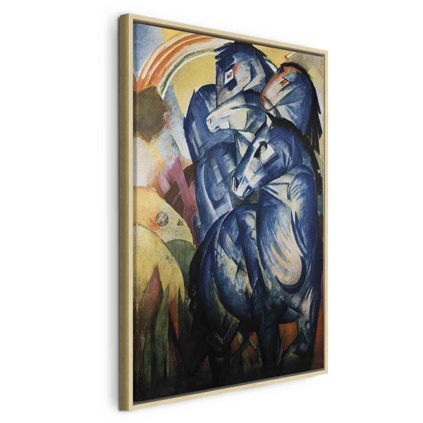 Quadro - Franz Marc – The tower of blue horses