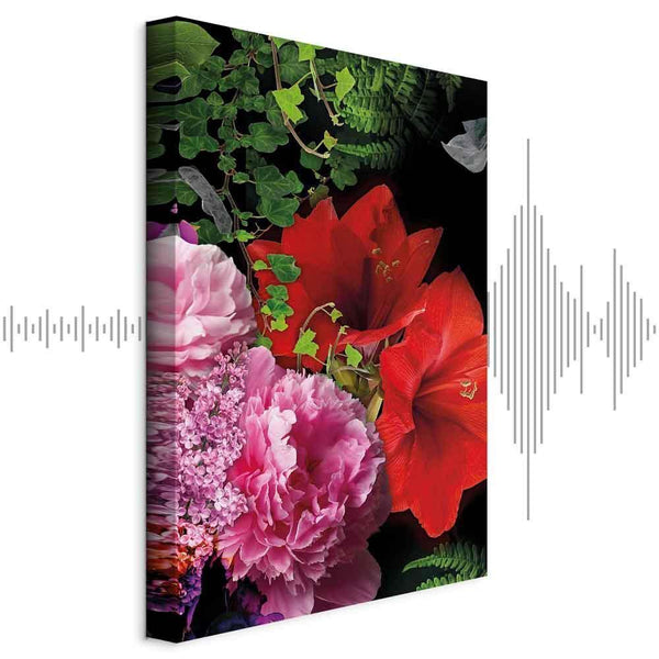 Quadro - Floral Symphony (1 Part) Vertical