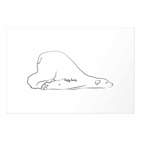 Poster - Lazy Bear