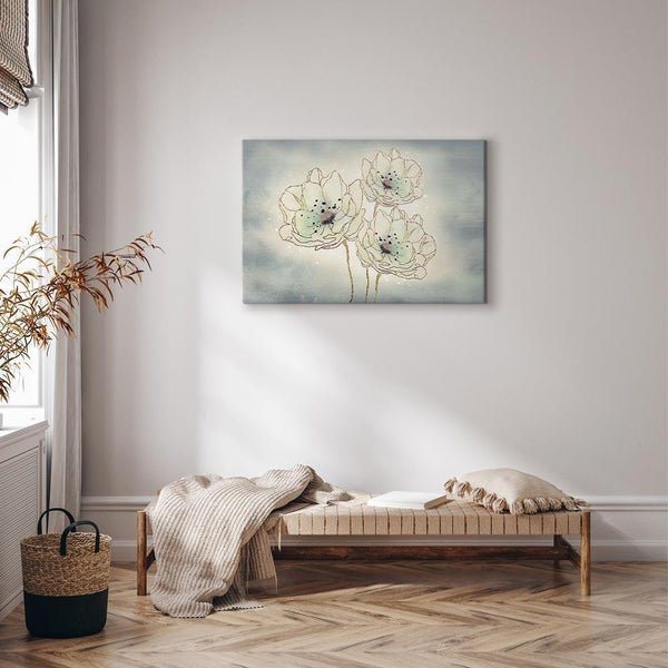 Quadro - Ocean Flowers (1 Part) Wide