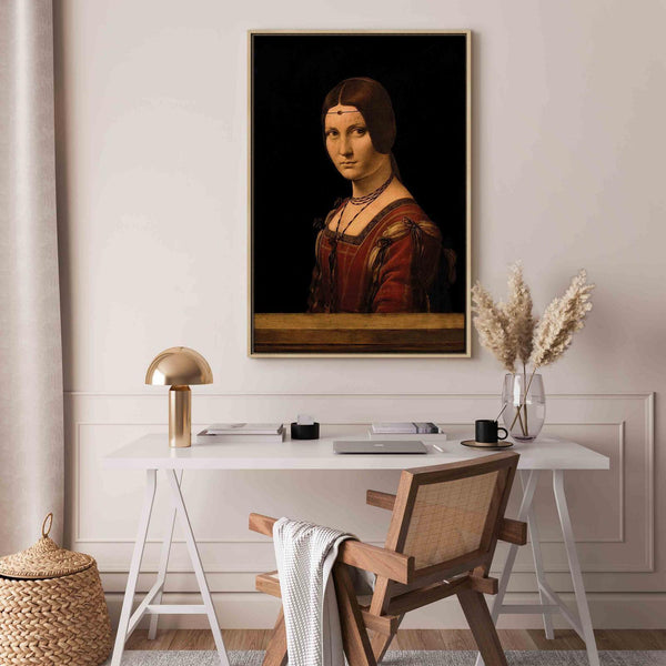 Quadro - Leonardo da Vinci – Beautiful Ferronière