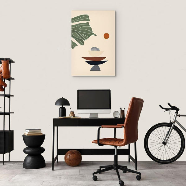 Quadro - On the Sunny Terrace (1 Part) Vertical