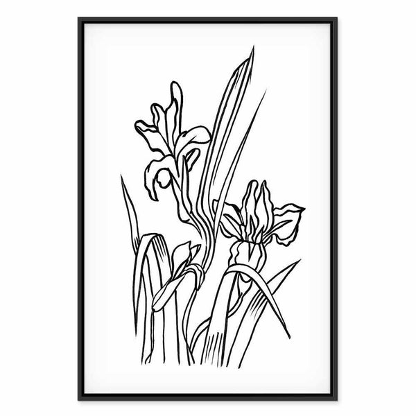 Quadro - Love Irises (1 Part) Vertical