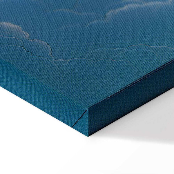 Quadro - Blue Sky Breaking Through White Fluffy Clouds