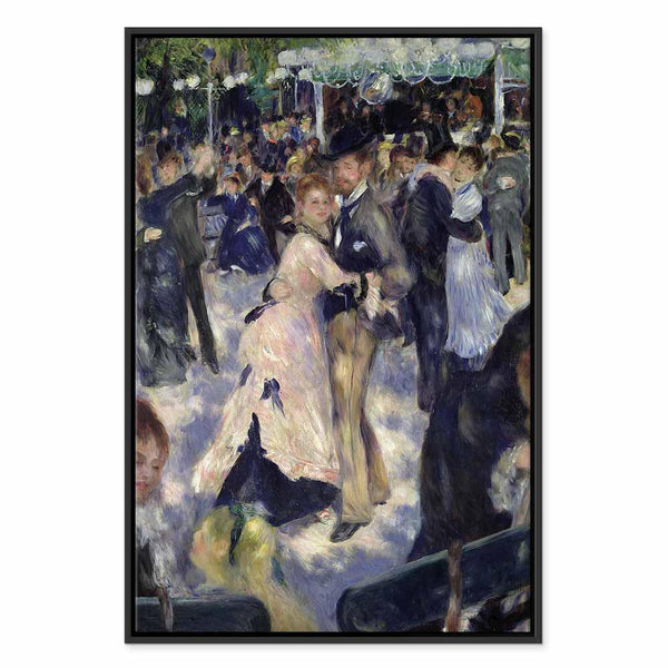 Quadro - Pierre-Auguste Renoir – Le Moulin de la Galette, detail of the dancers
