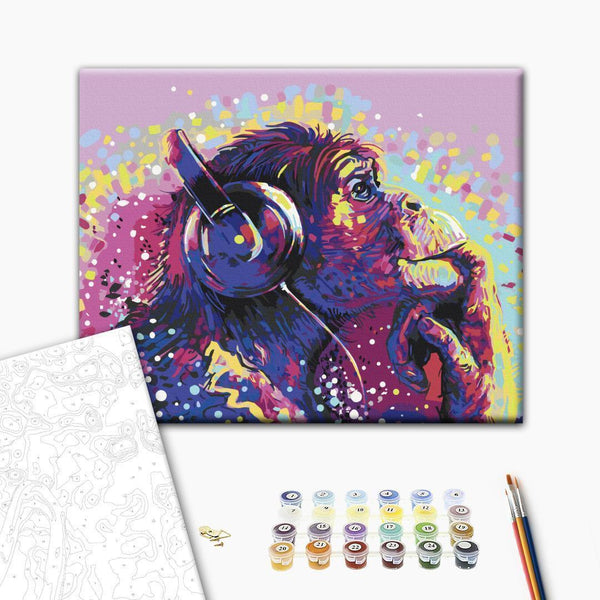 Quadro fai da te - Magic Chimpanzee