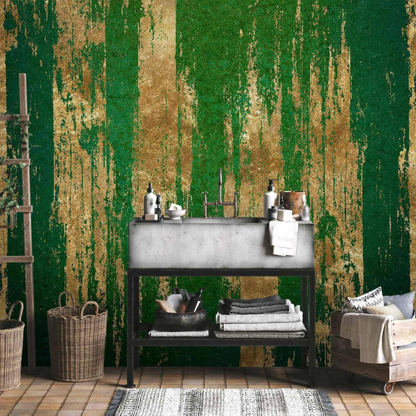 Carta da parati - Golden-Green Expression