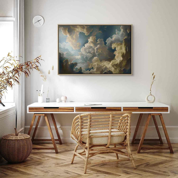 Quadro - Sun and Shadows: A Theatrical Display of Nature High Above the Earth