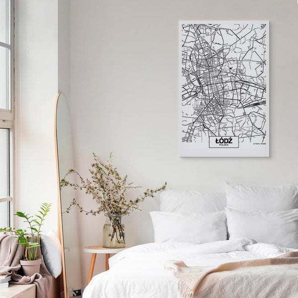 Quadro - City Plan: Lodz (1 Part) Vertical