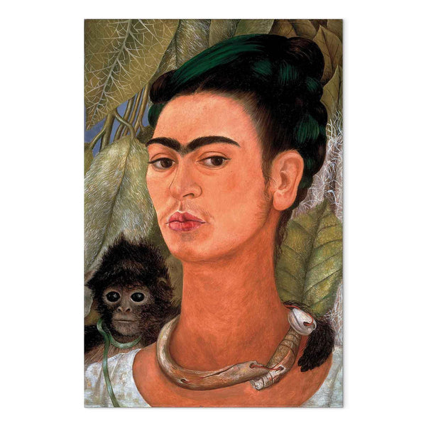 Quadro - Frida Kahlo – Self-Portrait with Monkey