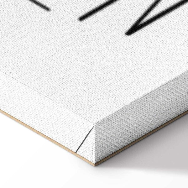 Quadro - Art of Words (1-part) - Inspirational Black Text on White