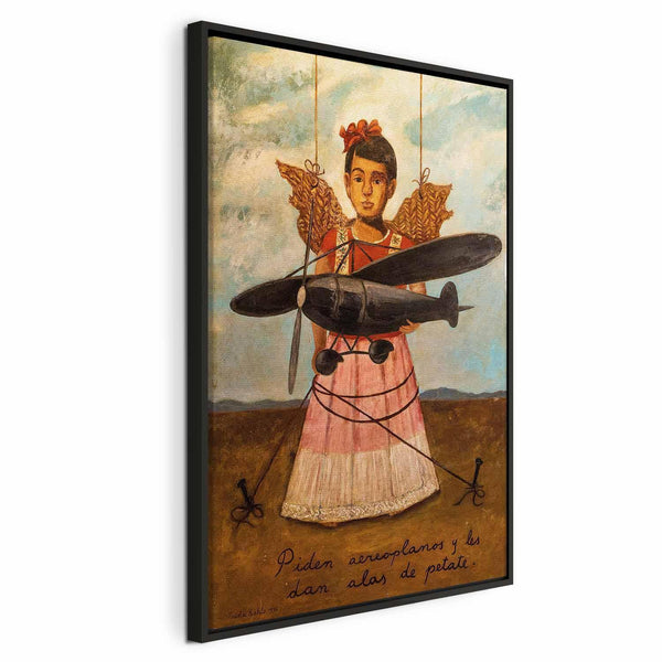 Quadro - Frida Kahlo – They Asked for Planes and Got Straw Wings