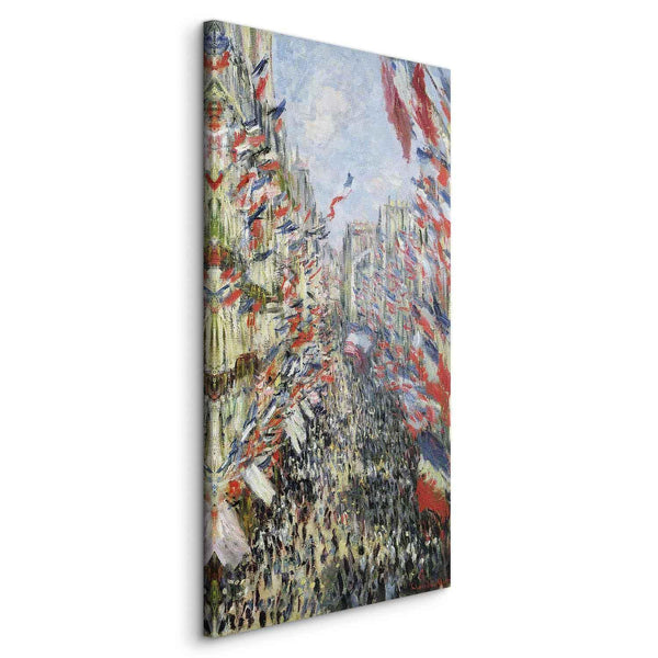Quadro - Claude Monet – The Rue Montorgueil in Paris, Celebration of June 30, 1886