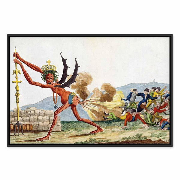 Quadro - Jacques-Louis David – Caricature of the English Government