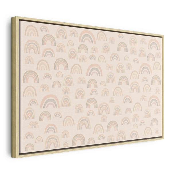 Quadro - August Sky - Various Sizes of Rainbows in Calm Colors