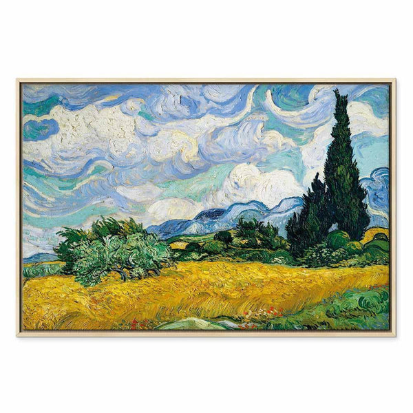 Quadro - Vincent Van Gogh – Wheat Field with Cypresses
