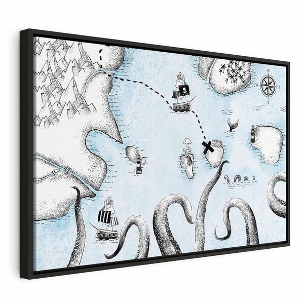 Quadro - Treasure Map (1 Part) Wide