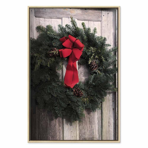 Quadro - Christmas Wreath (1 Part) Vertical