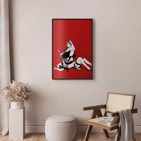 Poster - Banksy: Queen Victoria