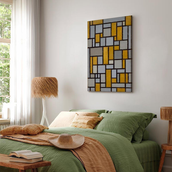 Quadro - Piet Mondrian – Composition with grid 9