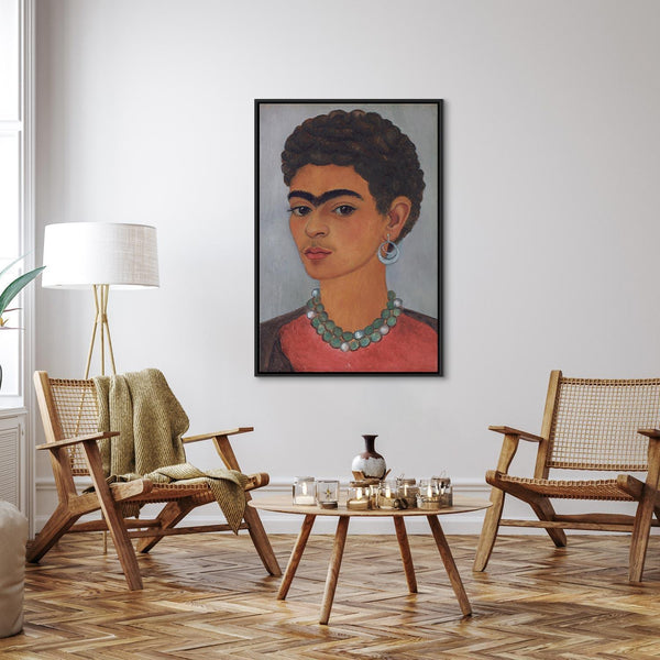 Quadro - Frida Kahlo – Self-Portrait with Curly Hair