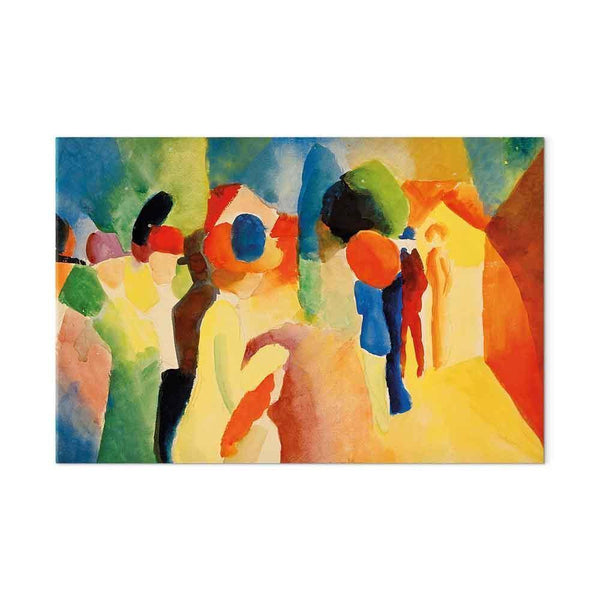 Quadro - August Macke – With a Yellow Jacket