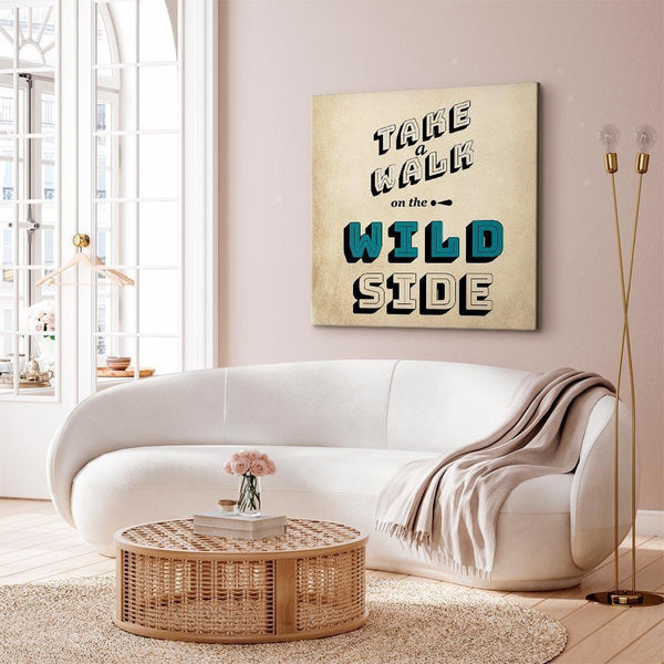 Quadro - Take Walk on the Wild Side (1 Part) Square