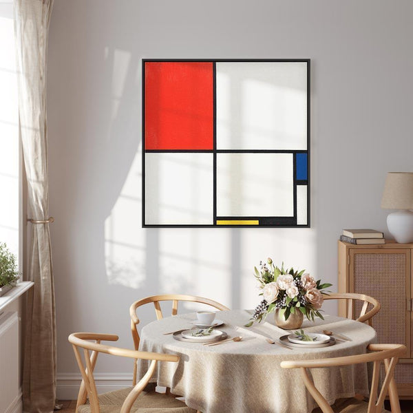 Quadro - Piet Mondrian – Composition No III, with red, blue, yellow and black