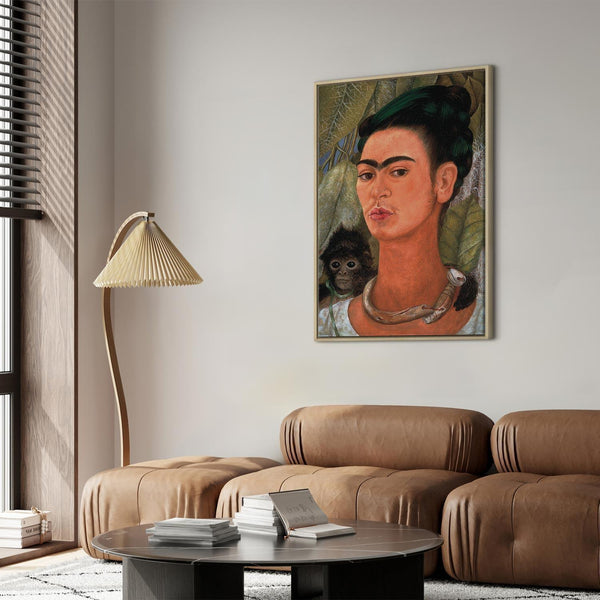 Quadro - Frida Kahlo – Self-Portrait with Monkey