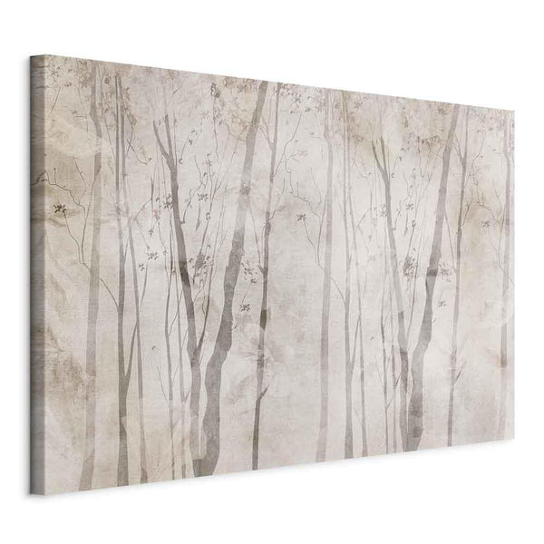 Quadro - Beige Forest of Thoughts (1 Part) Wide
