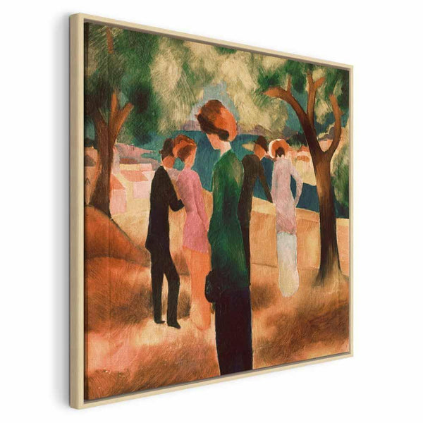 Quadro - August Macke – Lady in Green Jacket