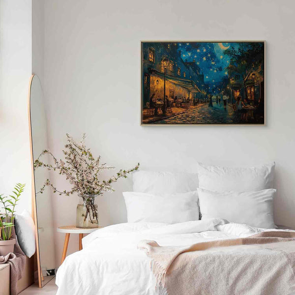 Quadro - Paris street – a painting inspired by Vincent van Gogh's style