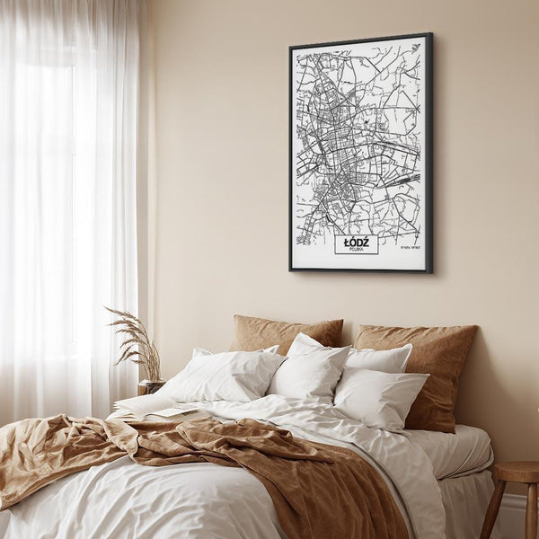 Quadro - City Plan: Lodz (1 Part) Vertical