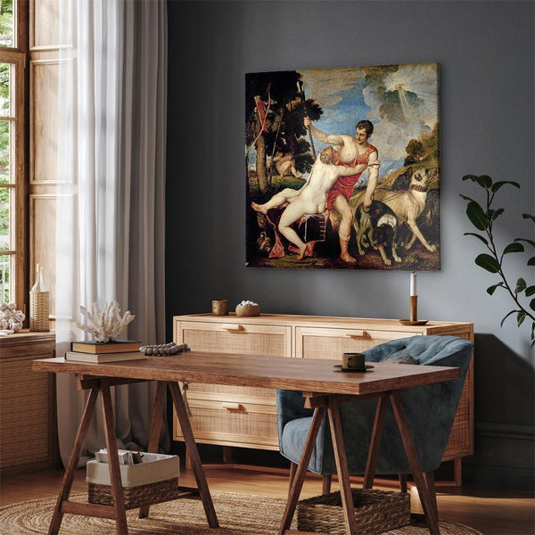 Quadro - Titian – Venus and Adonis