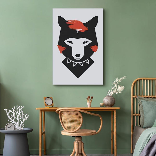 Quadro - Polite Fox (1 Part) Vertical
