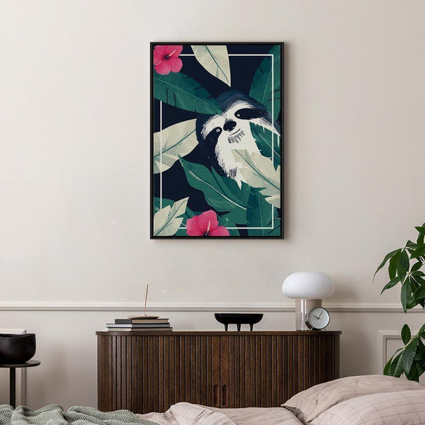 Quadro - Sloth in the Tropics (1 Part) Vertical