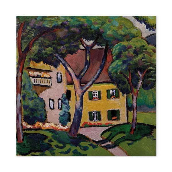 Quadro - August Macke – Staudacherhaus in Tegernsee