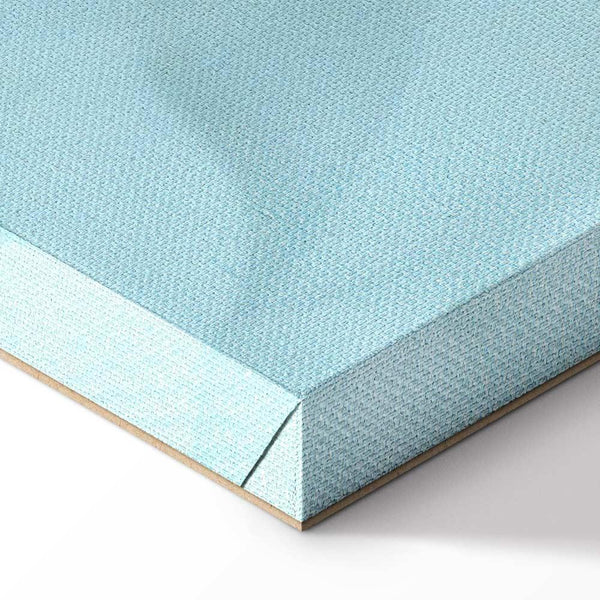 Quadro - Large Leaves in Shades of Green-Mint: Botanical Motif