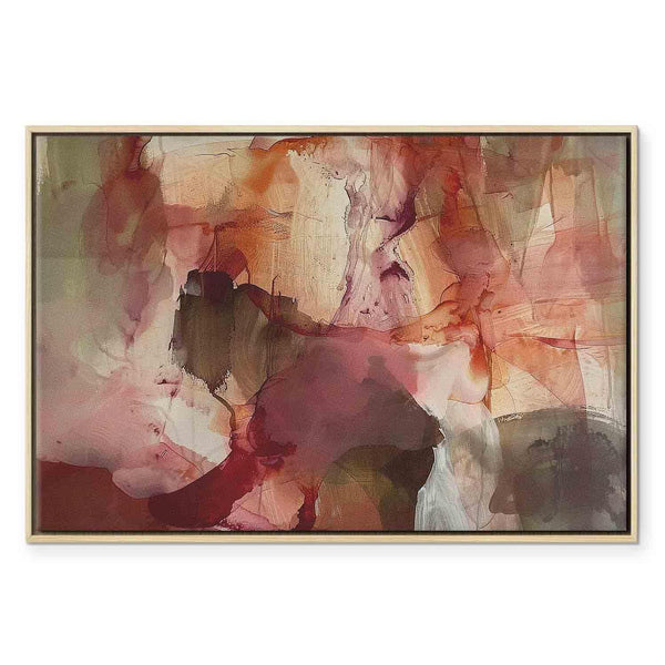 Quadro - Spring composition – transparencies and forms in watercolor style