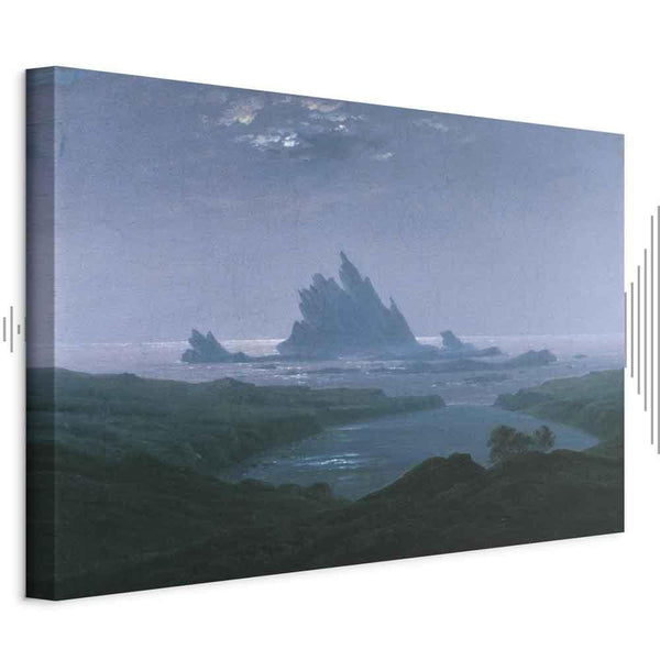 Quadro - Caspar David Friedrich – Cliff reef on the beach