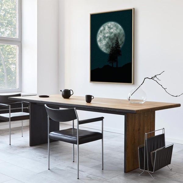 Quadro - Beautiful Full Moon (1 Part) Vertical