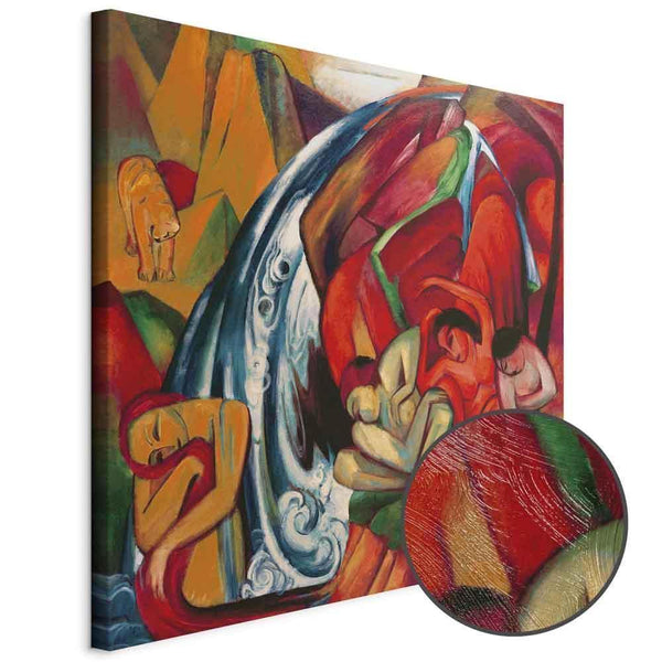 Quadro - Franz Marc – The waterfall (Women under a waterfall)