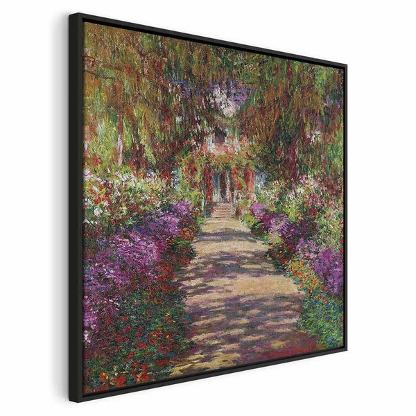 Quadro - Claude Monet – A Pathway in Monet's Garden