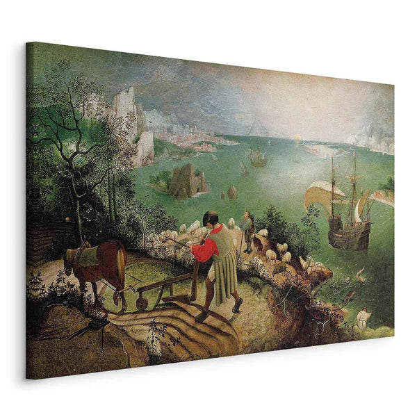 Quadro - Pieter Bruegel the Elder – Landscape with the Fall of Icarus