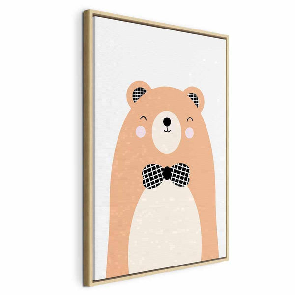 Quadro - Teddy Bear in Bow Tie (1 Part) Vertical