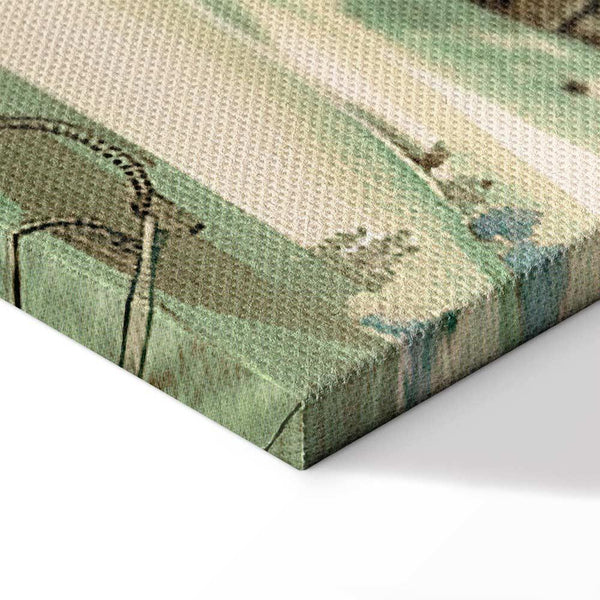 Quadro - Landscape with Green Fields and Trees Tuscan Sunny View