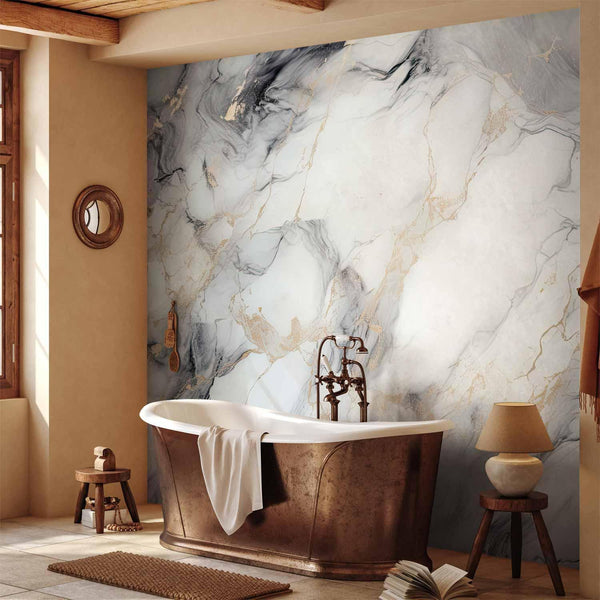 Carta da parati - Elegant Marble - Stone Structures in Neutral Colours