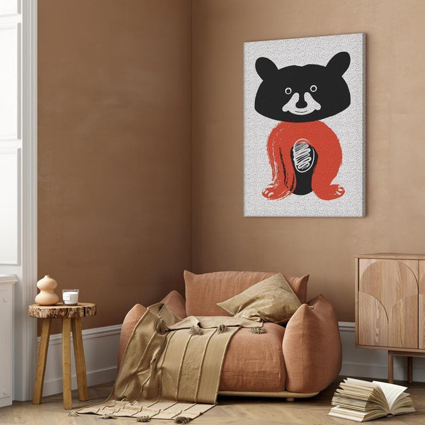 Quadro - Nice Mr Raccoon (1 Part) Vertical
